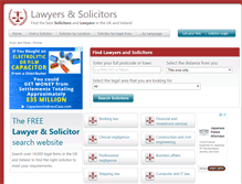 Tablet Screenshot of lawyers-and-solicitors.com